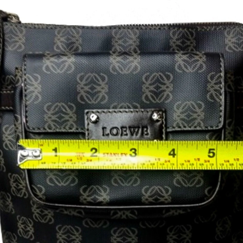 LOEWE Anagram Crossbody Messenger Bag with Removable Matching Pouch On Front